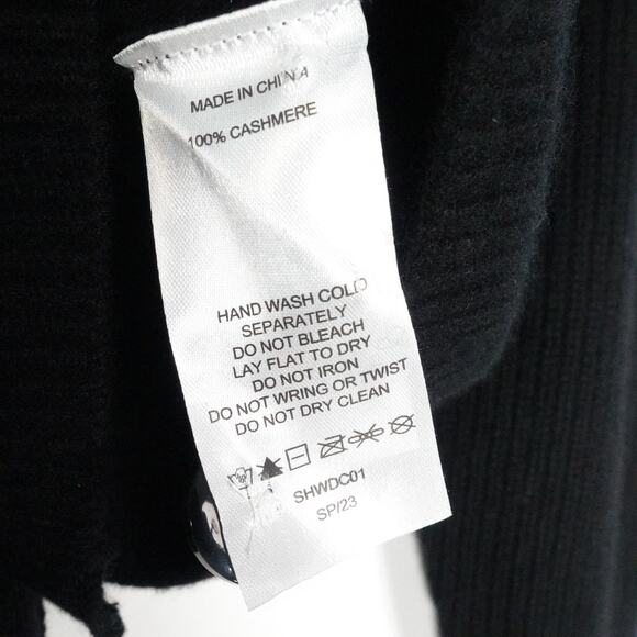 NWOT Quince Mongolian Cashmere Fisherman Cropped Cardigan Sweater Women’s XL - Picture 7 of 10